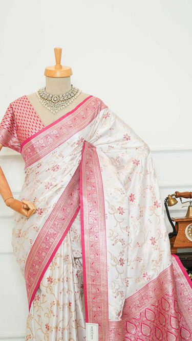 Contrast Silk Saree Kaira