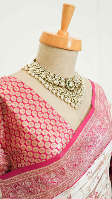Contrast Silk Saree Kaira