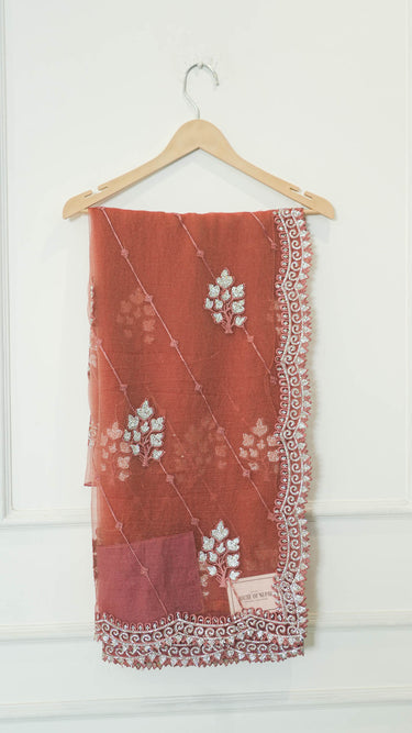 Wrinkle Chiffon Saree Mina