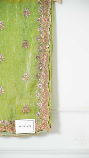 Fendi Stone Hand Border Saree