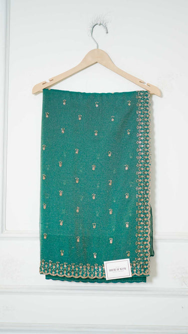 Crush Chiffon Saree with Swarovski Embroidery
