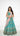 Aqua Position Print Multicolor Haldi Mehendi Lehenga