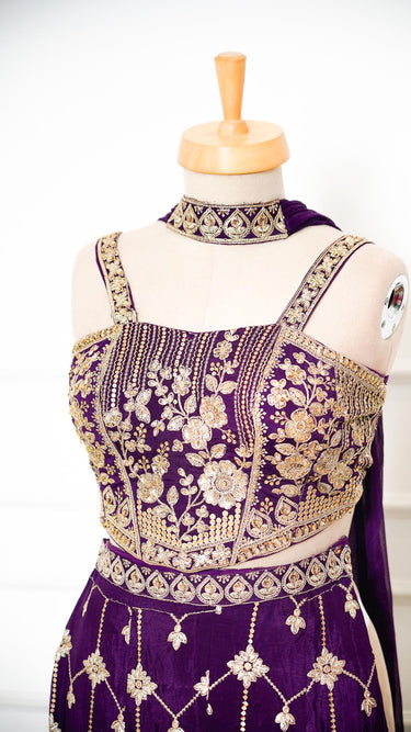 Handembroidered Corset with Sarara Pants