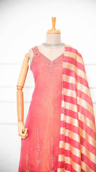 Rust Handwork Sarara Suit