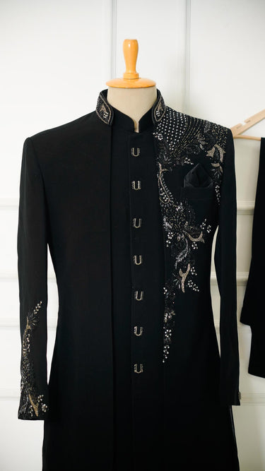 Mens Handembroidered Indowestern Suit Elite