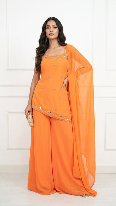Spaghetti String 90s Asymmetrical Sarara Suit