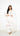 White Threadembroidered Crepe Kurta Suit with Pant