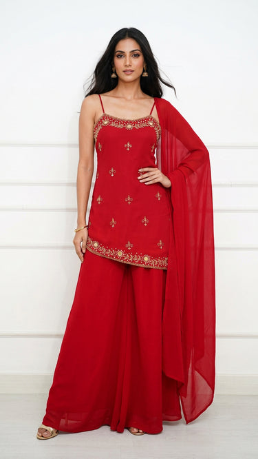 Spaghetti String 90s Asymmetrical Sarara Suit