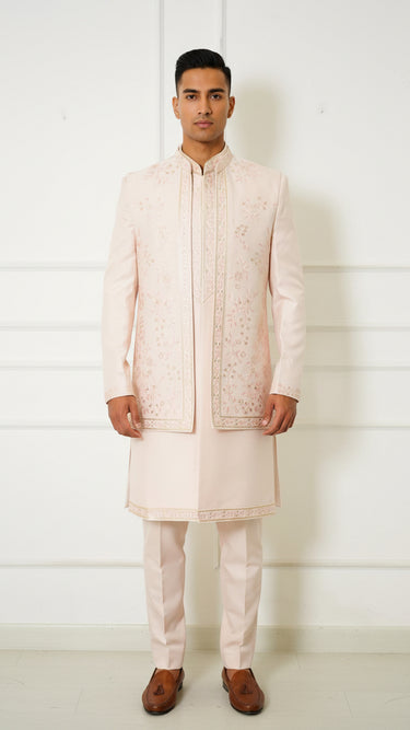 Designer Indo Western Kurta Jacket Set Heritage