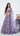 Purple Paisley Crepe Lehenga