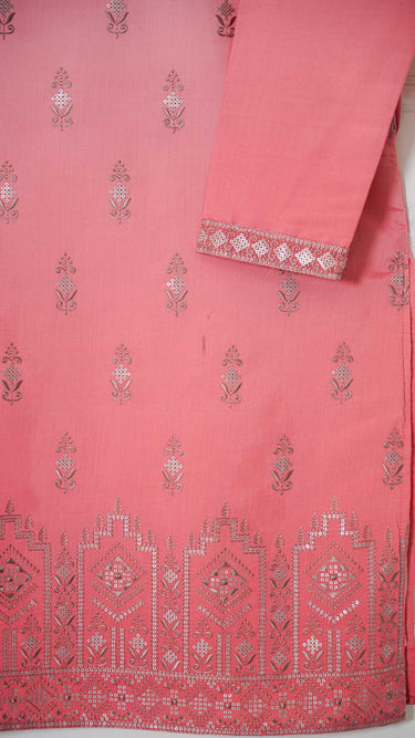Mens Kurta with Motif Butti and Zariwork