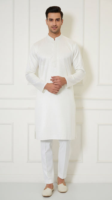 Mens Kurta with Silk Threadwork