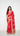 Red Dola Silk Saree with Multithread Floral Work