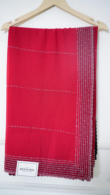 Georgette Saree with Swarovski Lining and Border
