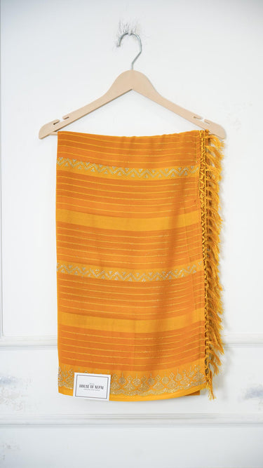 Lining Chiffon Saree with Swarovski Border