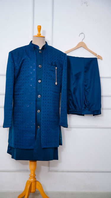 Designer Indo Western Kurta Jacket Set Moore