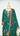 Women's Handwork Multicolor Kurta Set in Green Base