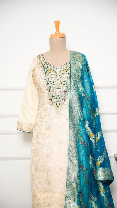 White Petite Size Kurti Suit Samaya