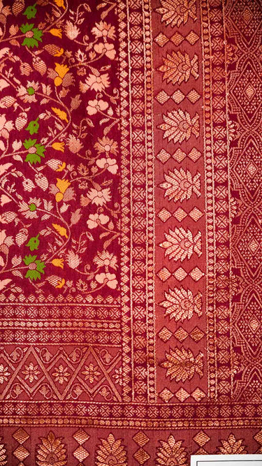 Soft Silk with Minakari Jaalwork