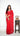 Chiffon Red Saree with Stone