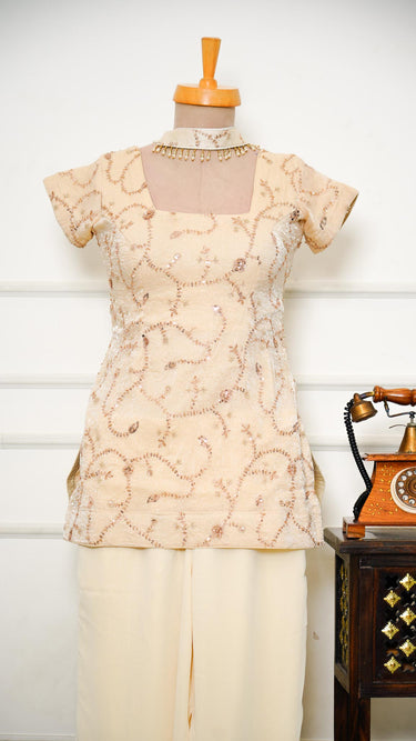 Cosmos Handembroidered 90s Kurti Suit