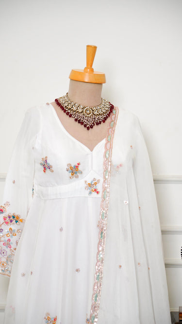 Fendi Butti Anarkali with Handembroidered Border