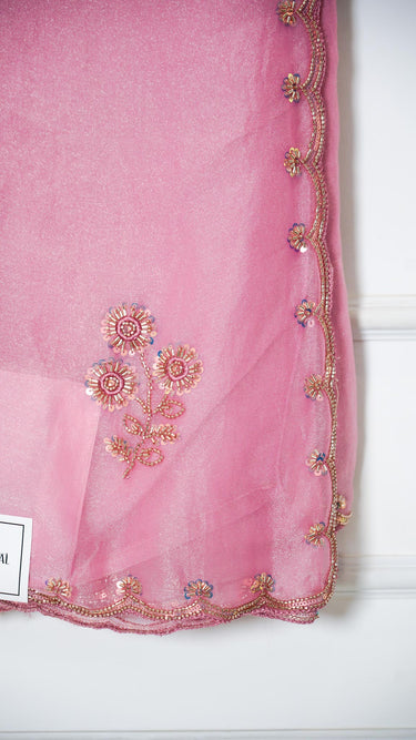 Shine Fendy Saree with Stonework