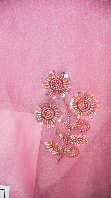 Shine Fendy Saree with Stonework
