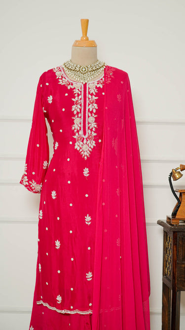 Hand Embroidered Kurti Suit