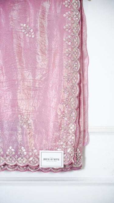 Fendi Crush Saree with Stone Border