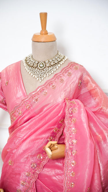 Fendi Crush Saree with Stonework