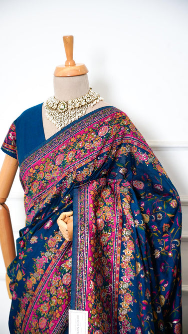 Kashmiri Jaal Pashmina Saree