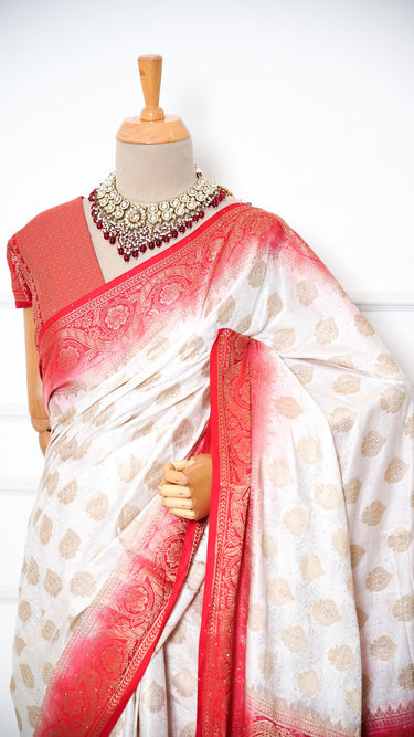 Dola Silk with Swarovski Saree