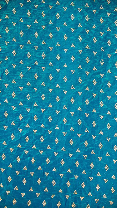 Satin Swarovski Butti Saree with Blouse