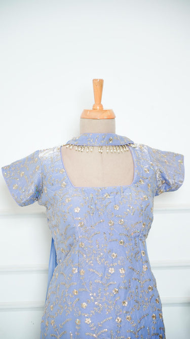 Fendi Silk Zari Jaal 90s Kurti