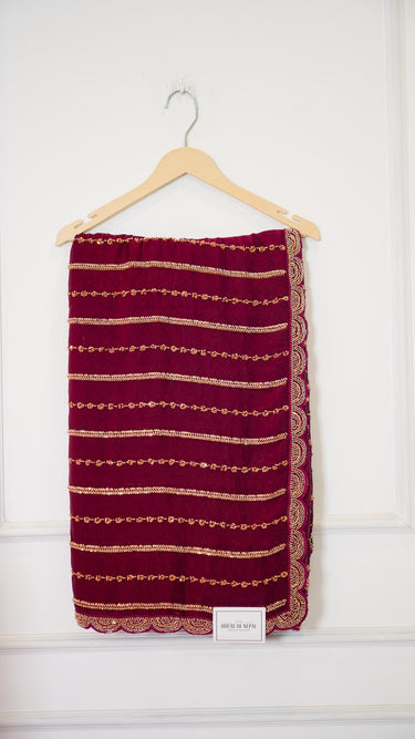 Fendi Linework Handembroidered Saree