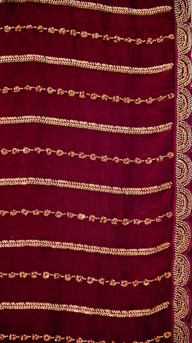 Fendi Linework Handembroidered Saree
