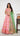 Baby Pink Floral Organza Lehenga with Contrast Dupatta