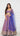 Faded Purple Jaal Fendi Lehenga Set