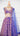 Faded Purple Jaal Fendi Lehenga Set