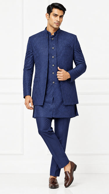 Designer Shrug Indowestern Mens Suit
