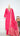 Rani Pink V Neck Handwork Kurti Suit