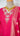 Rani Pink V Neck Handwork Kurti Suit