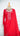 Women's Georgette Kurta Set in Red with Handwork