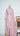 Baby Pink Beaded Handwork Kurti Suit