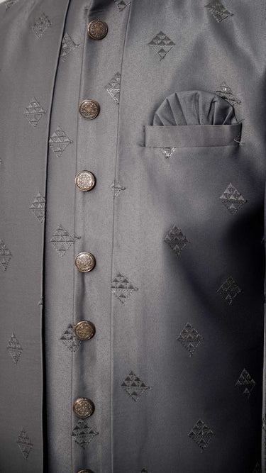 Men's Indo Western Suit with Threadwork Noble