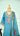 Sage Blue Threadwork Kurta Set