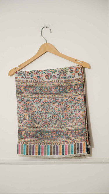 Pashmina Weave Shawl Roop Leaf