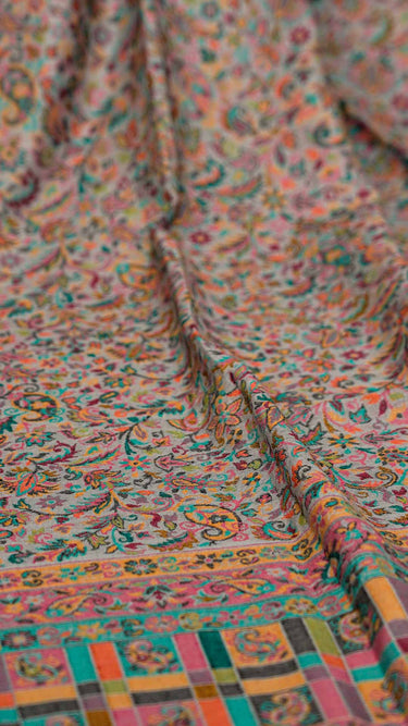 Pashmina Weave Shawl Roop Leaf