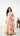 Gold Vichitra Silk Anarkali Suit with Floral Shawl